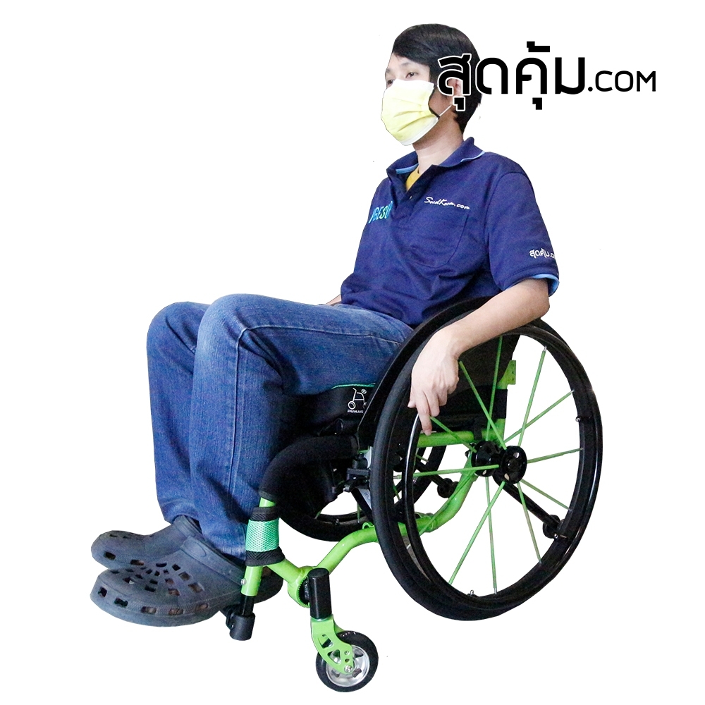 รถเข็น-วีลแชร์-สปอร์ต-ล้อ-24-นิ้ว-รุ่น-Green-Verde